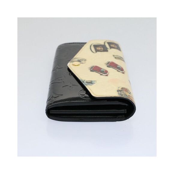 Pre Loved LOUIS VUITTON  Monogram Vernis Portefeiulle Sarah Wallet White M50371 - Picture 4 of 10